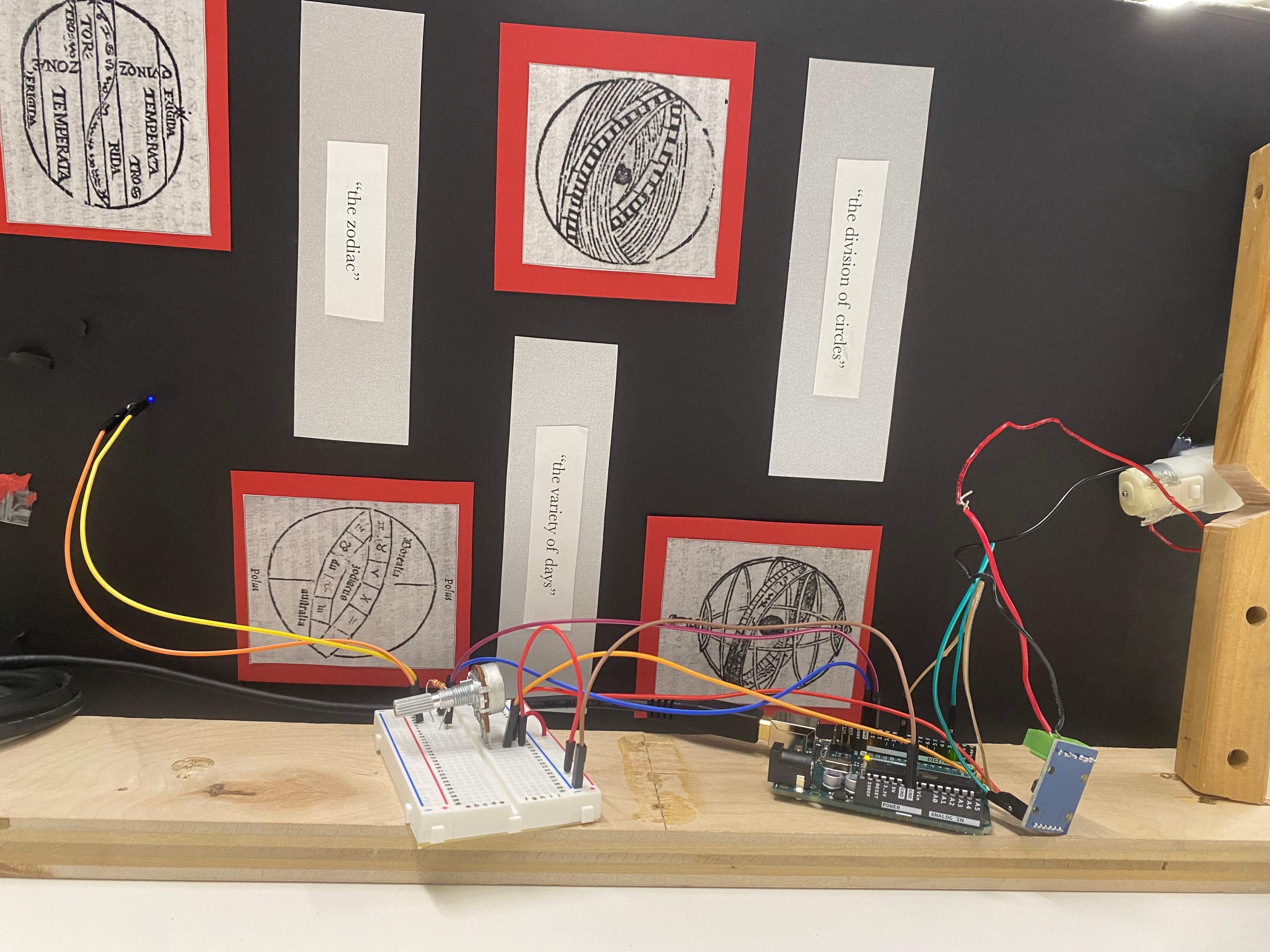 photo of the circuit I built