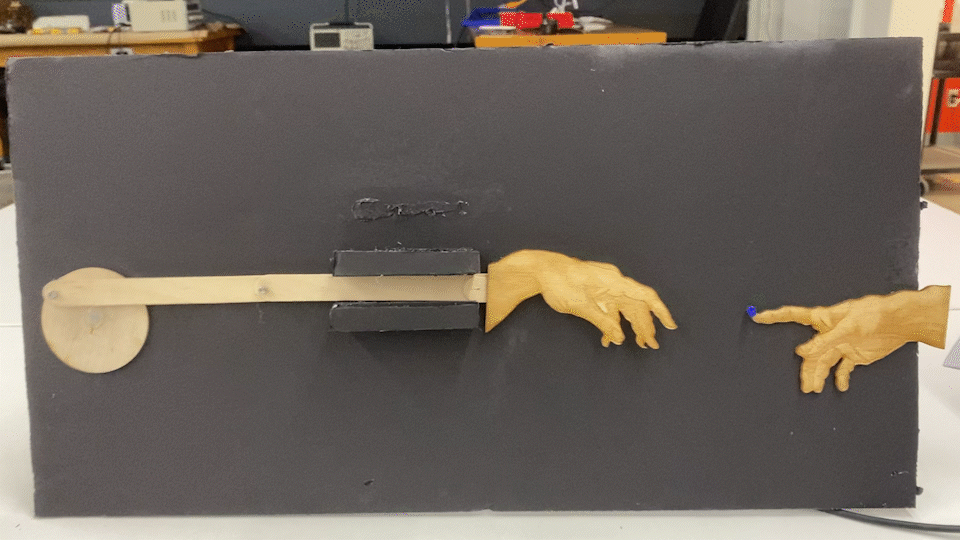 GIF of hands (with a lightbulb!)